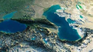 Caspian Sea Earth View