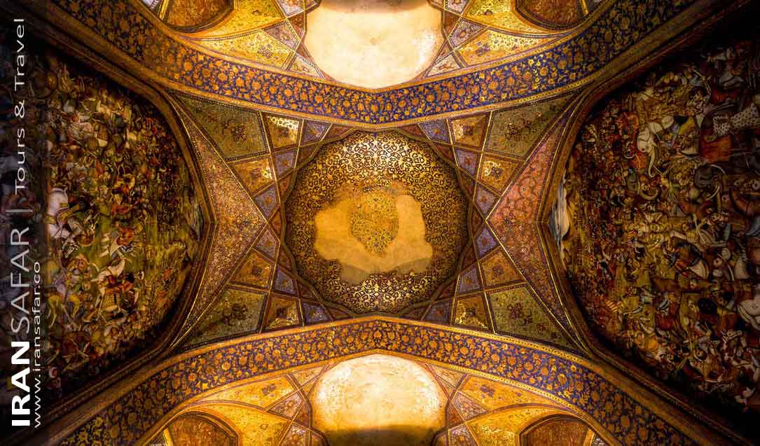 Painted Ceiling of Chehel Sotun Palace