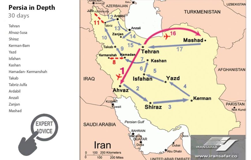 Iran 30 day Tour (Persia in Depth)
