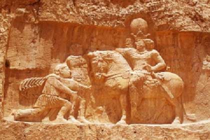 Bas-relief at Naqsh-e Rostam