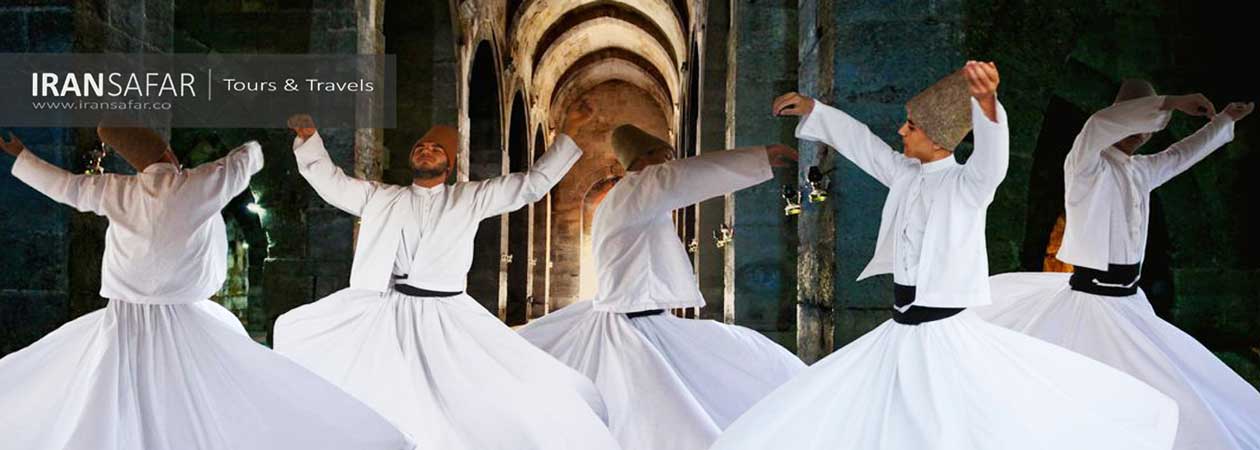 whirling Dervishes in Sema Dance, Konya, Turkey 