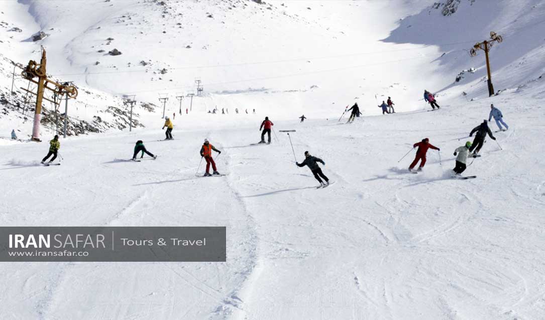 Tarik Darreh Ski Slope in Hamadan, Iran 