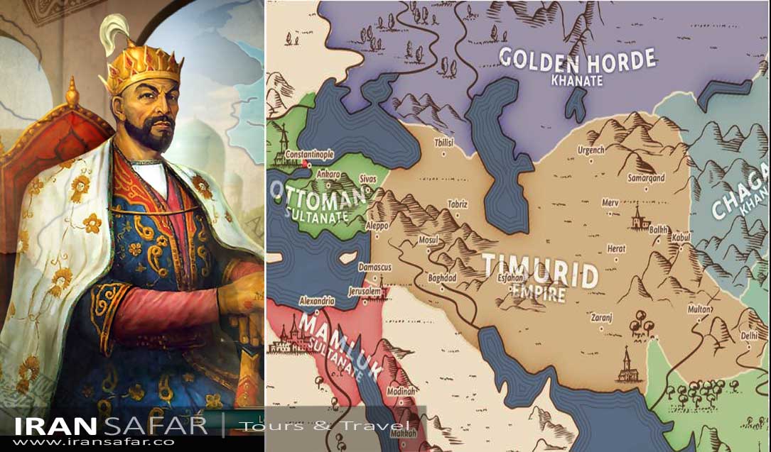 Timurid Empire Map 