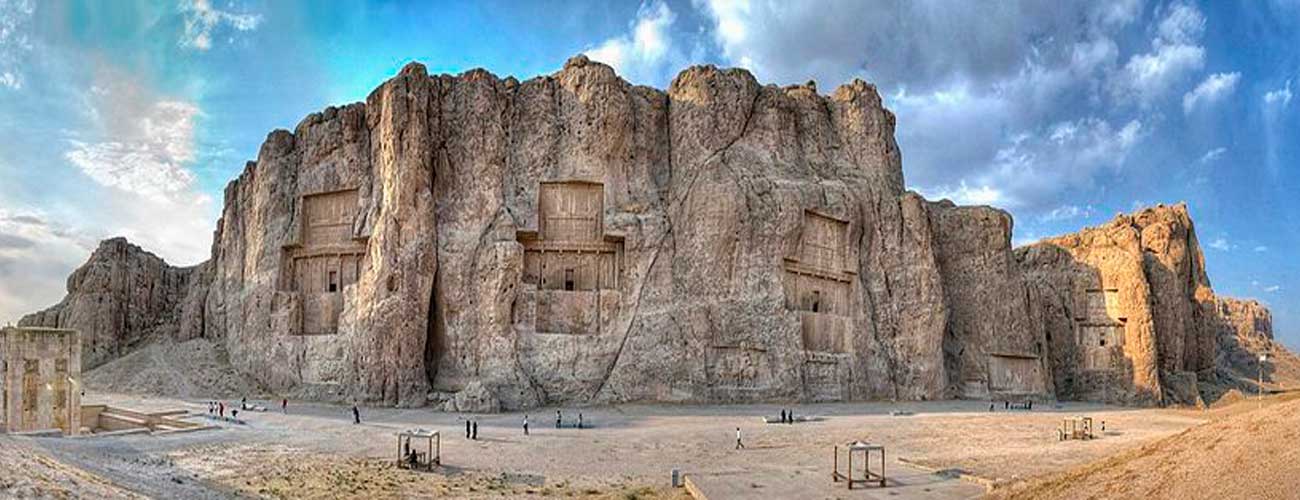 Panorama view of Naqsh-e Rostam site, Shiraz 