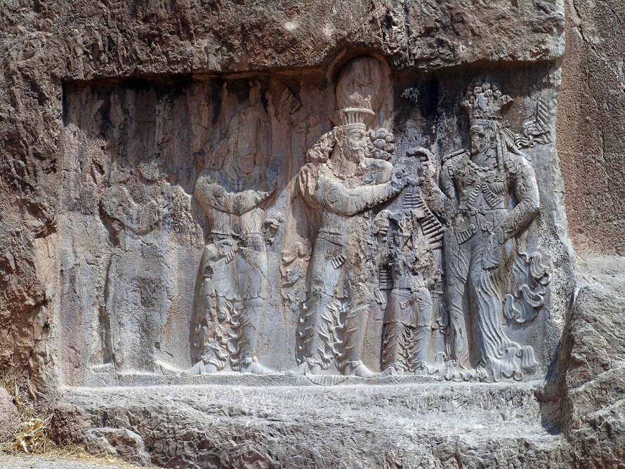 Sassanian bas-reliefs, Shiraz, Iran 