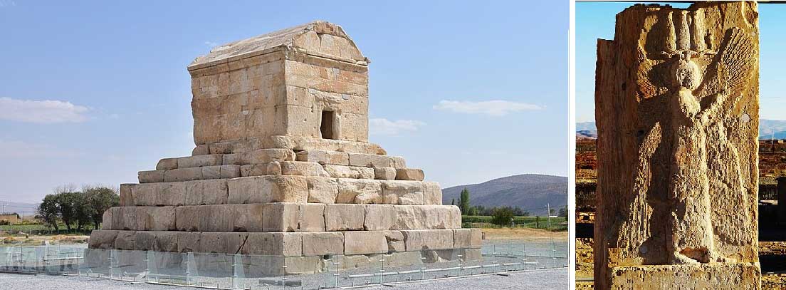 Tombeau de Cyrus le grand, Pasargades