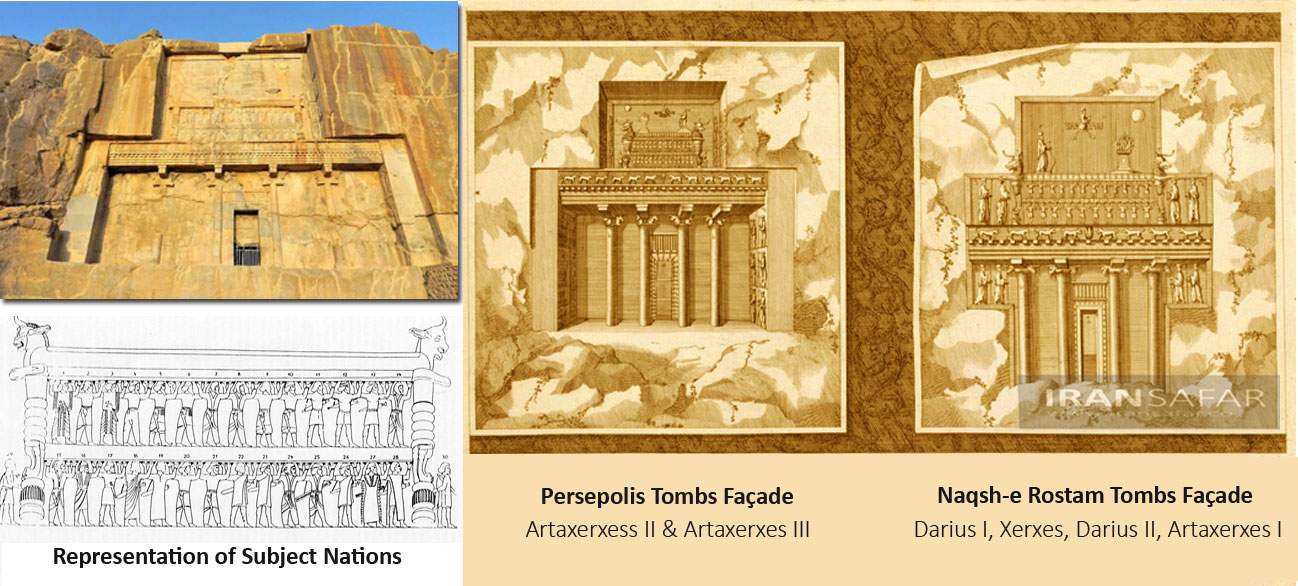 Persepolis Tombs Details 