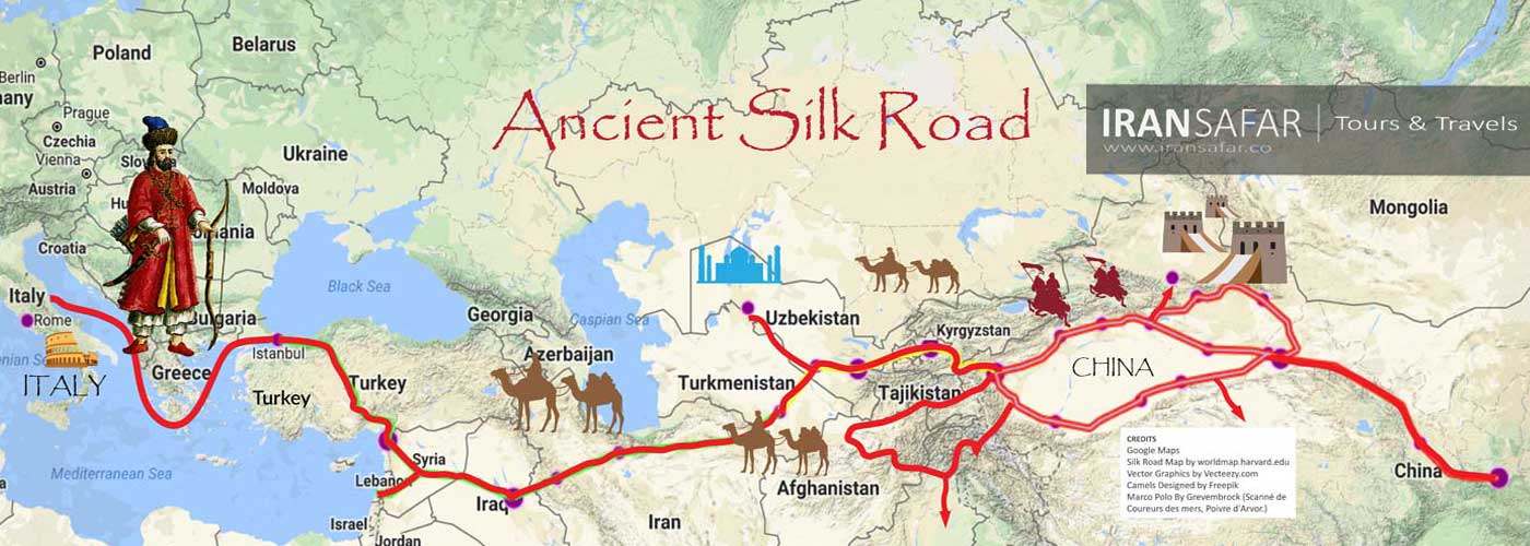 Silk Road Map 
