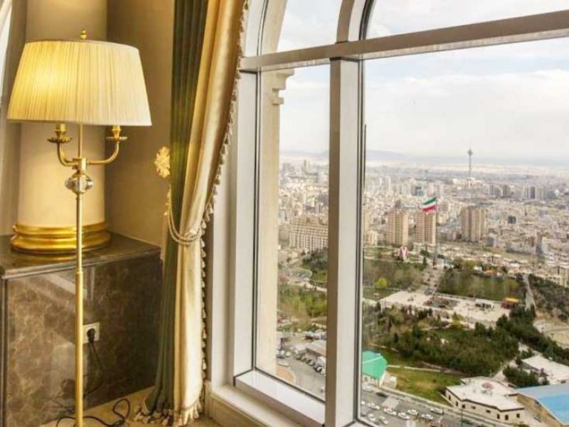 View of Tehran from Espinas Palace Rooms