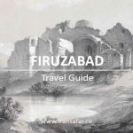 Firuzabad's Ardashir Palace Lithography