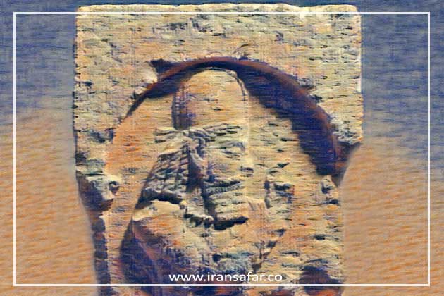 Lost Sassanid Soldier Bas-Relief illustration