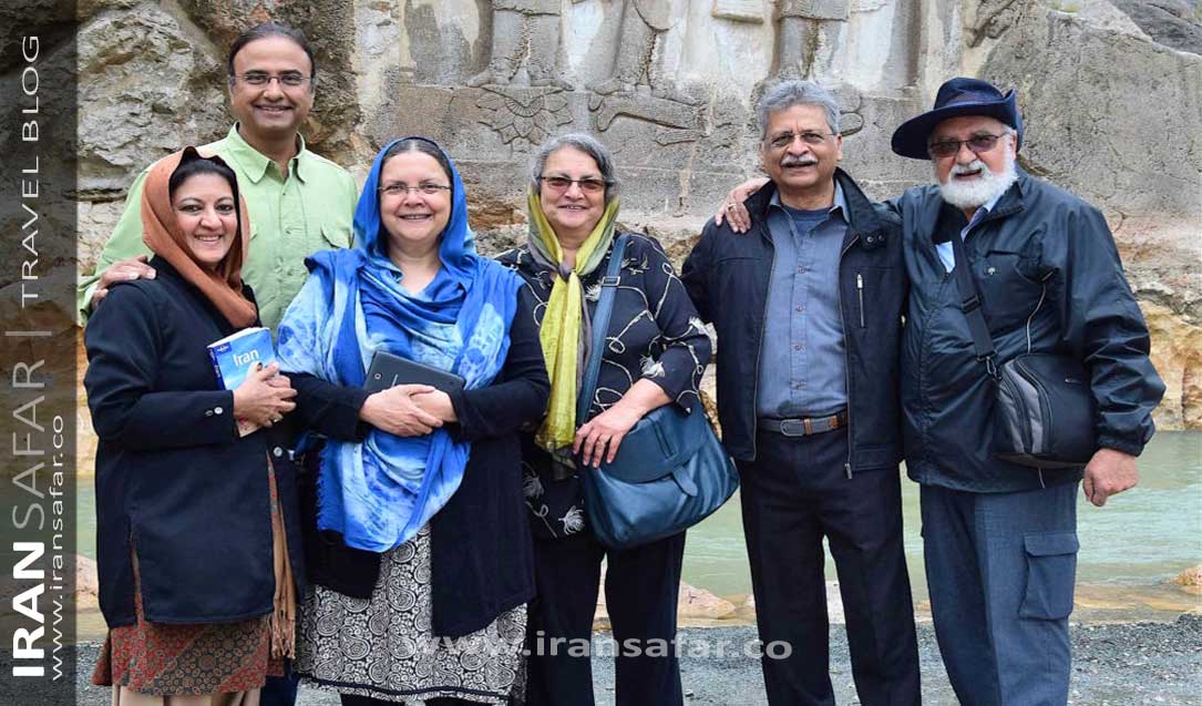 Indian tourists travelling in Iran 