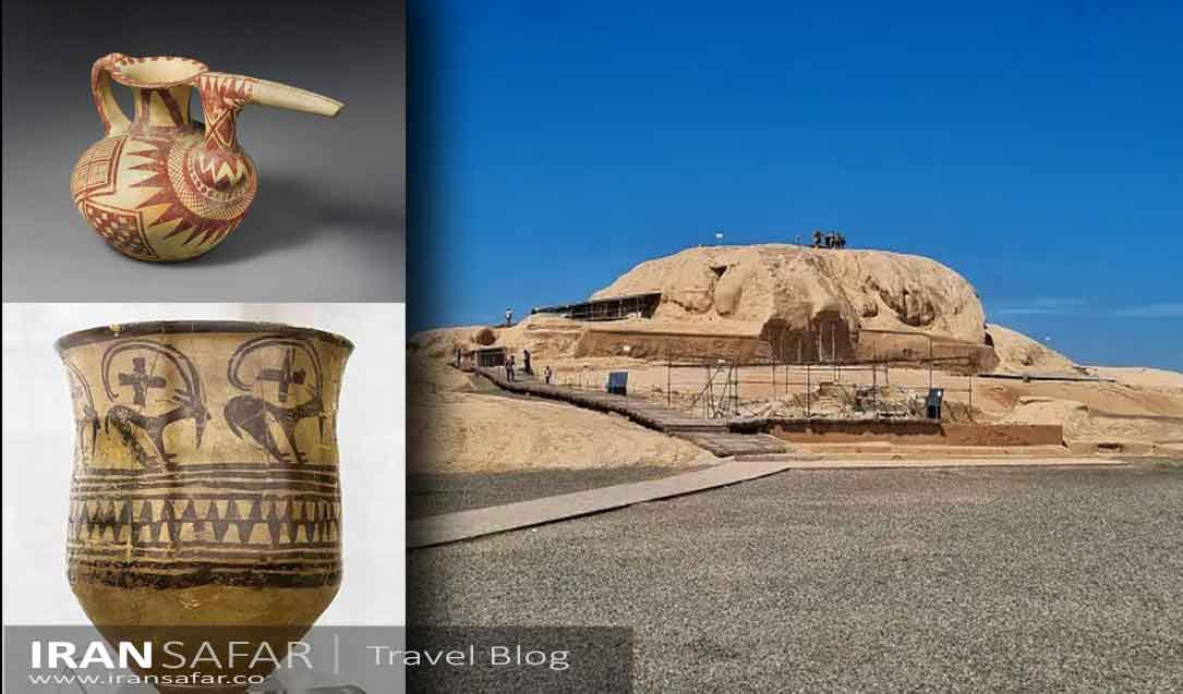 Sialk Mound in Iran 