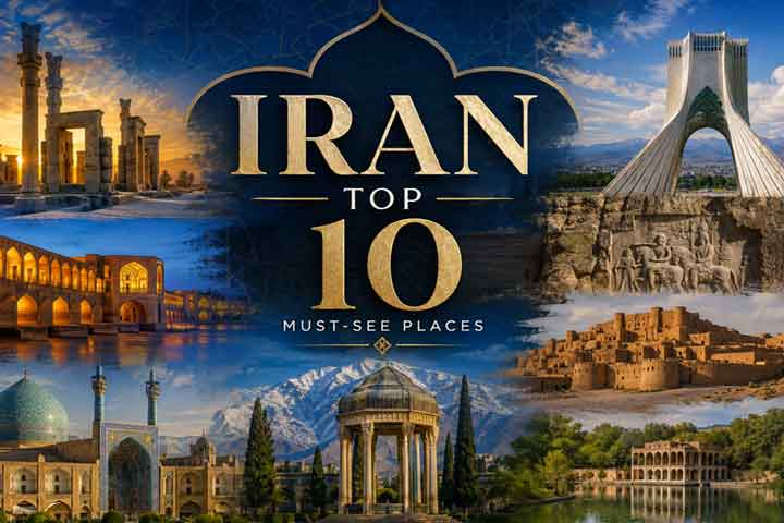 Iran's Top Ten Places, Cover Image