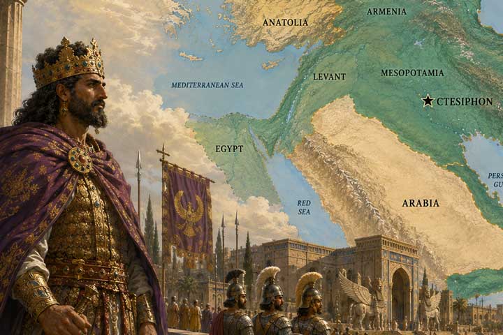 Sasanian Empire Post, Cover Image
